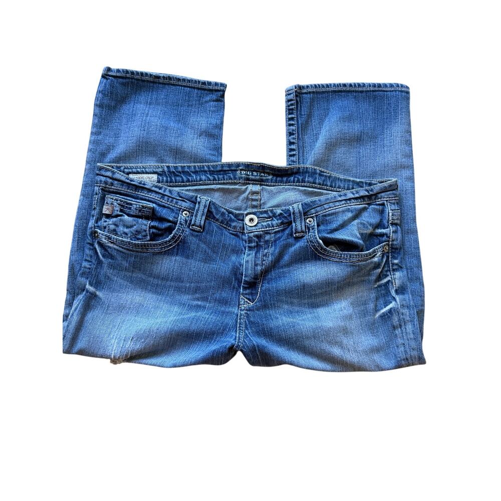 Y2K Throwback Big Star 99% Cotton Mid Rise Capri Jeans Size 34